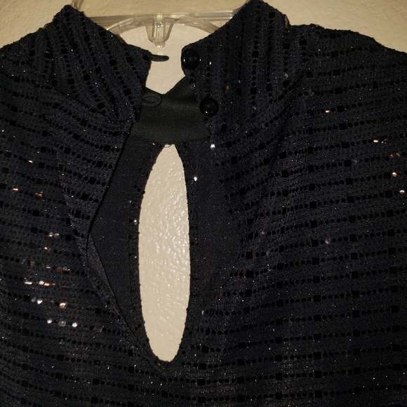 EnFocus Studio Black Sequin Dress - Picture 3 of 5